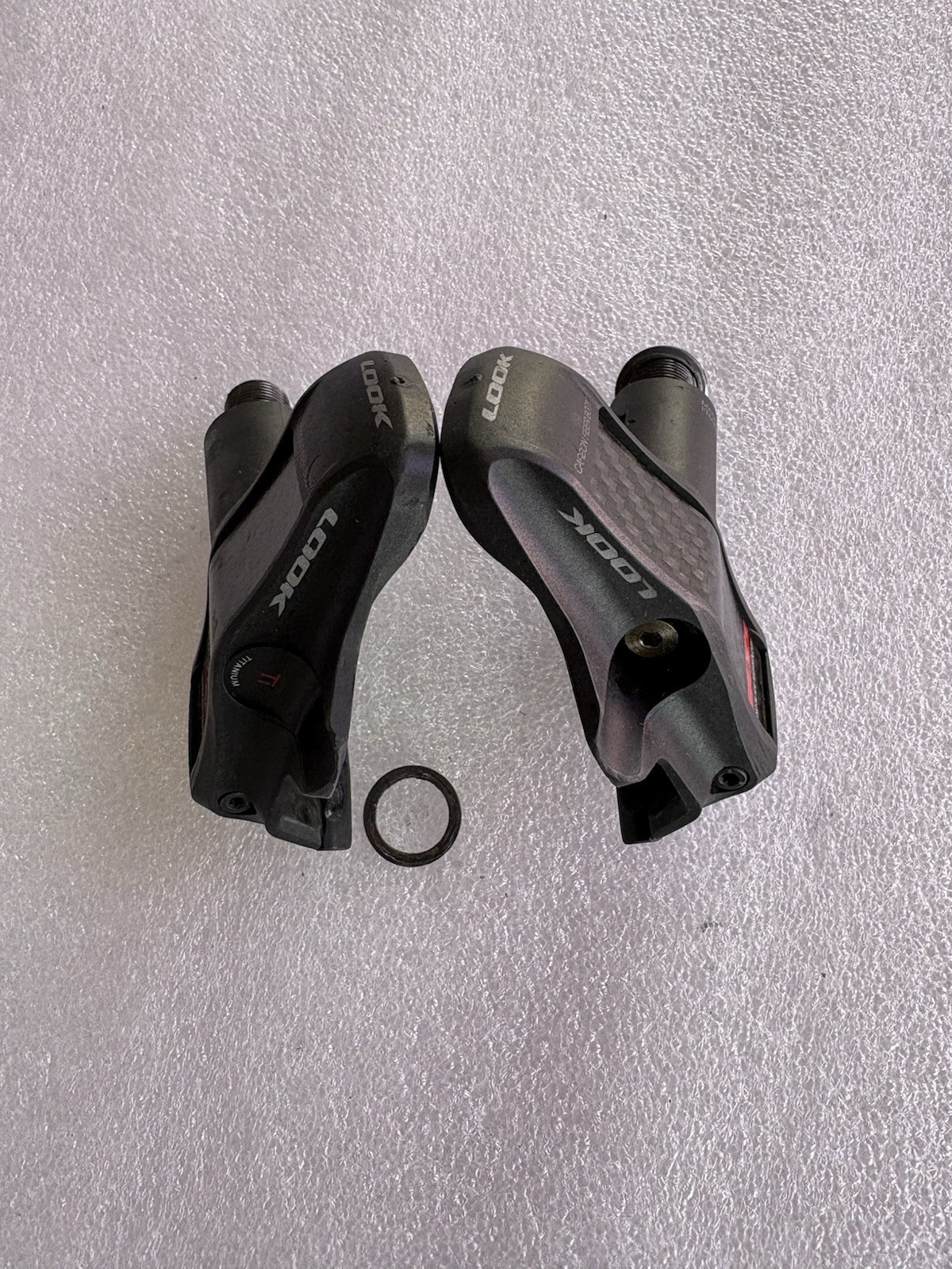 LOOK KEO BLADE CARBON Ti Titanium Road Pedals. Weight 186g
