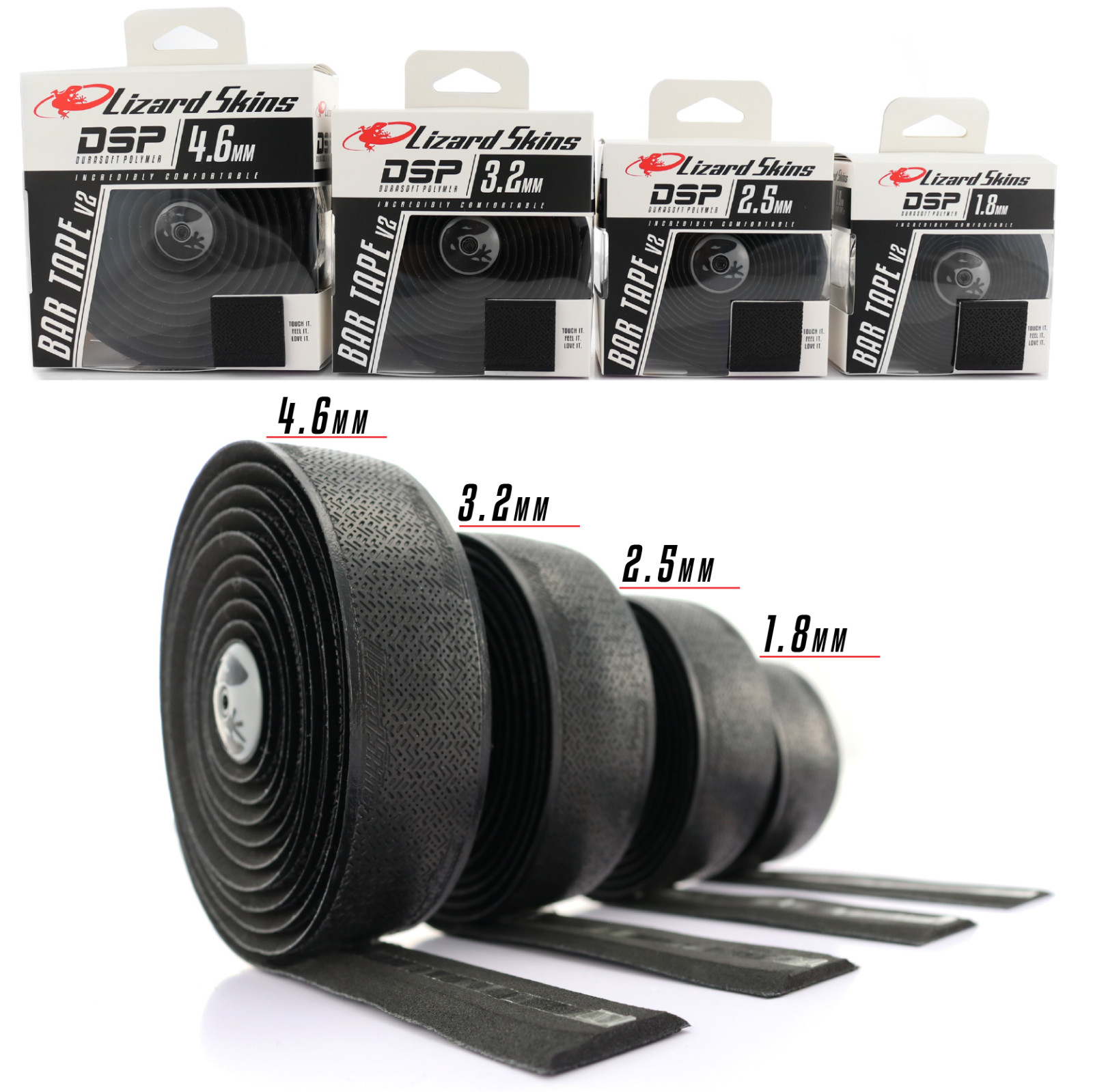 Lizard Skins Cycling Bar Tape DSP 4.6mm V2 Grip – Adult Bike Handlebar Tape
