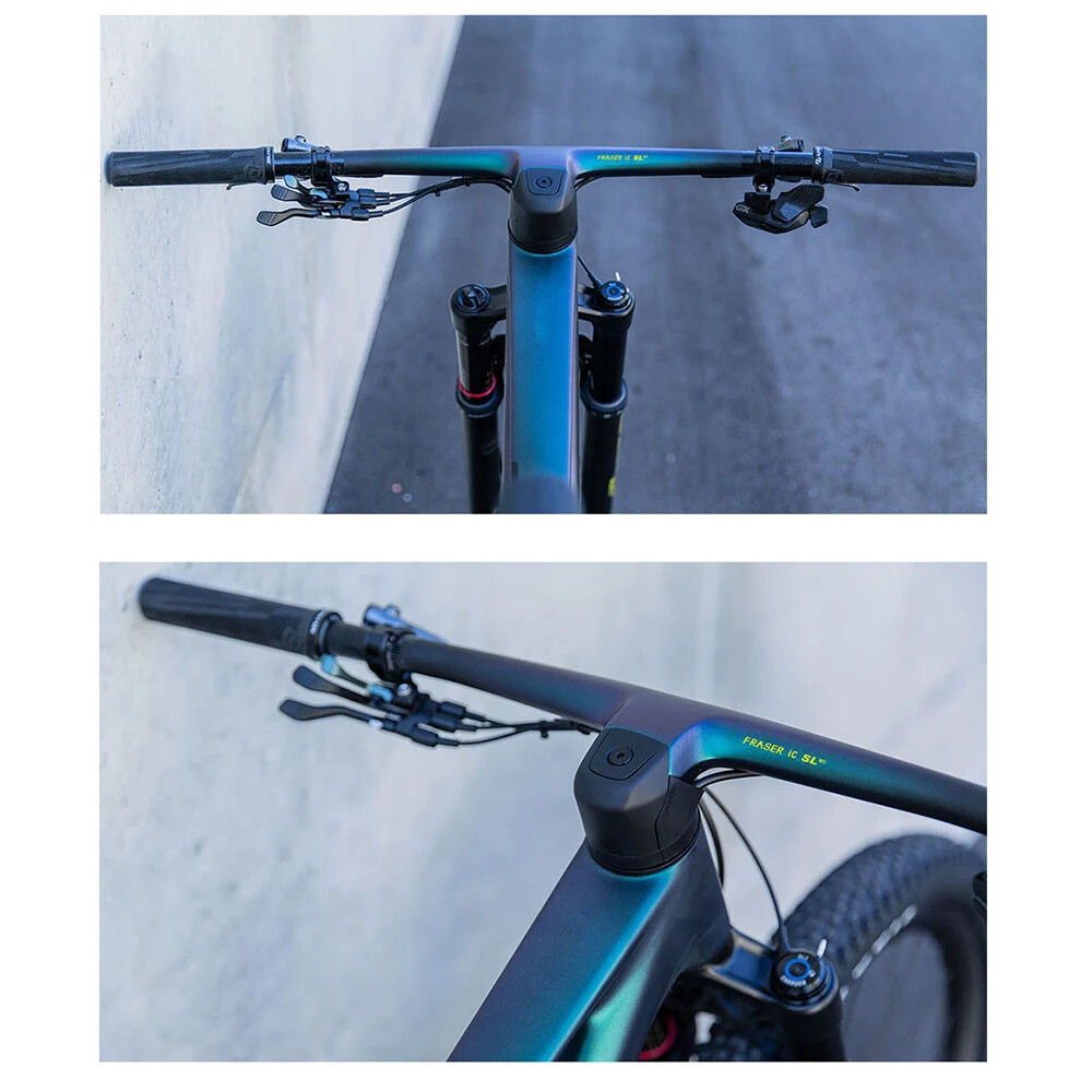 680-740mm Full Carbon Handlebar Integrated Cockpit MTB Bicycle Handlebar 10°