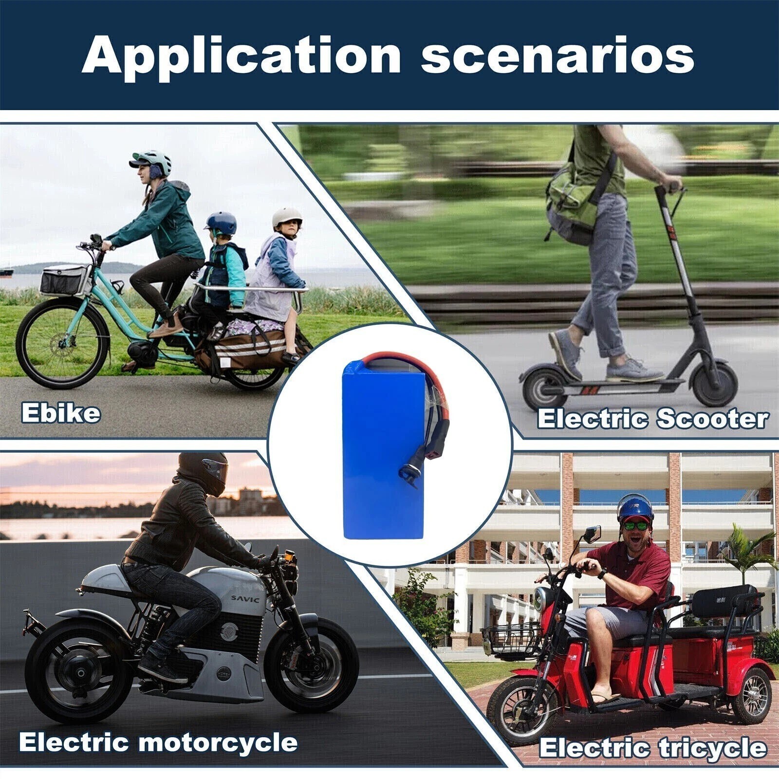 24V Ebike Battery 24V 8AH 800W Ebike Lithium Battery Li-ion battery rechargeable