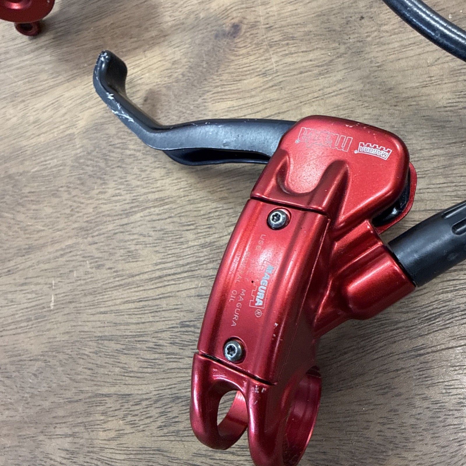 Magura Marta Hydraulic Disc Brakes Calipers Levers Red