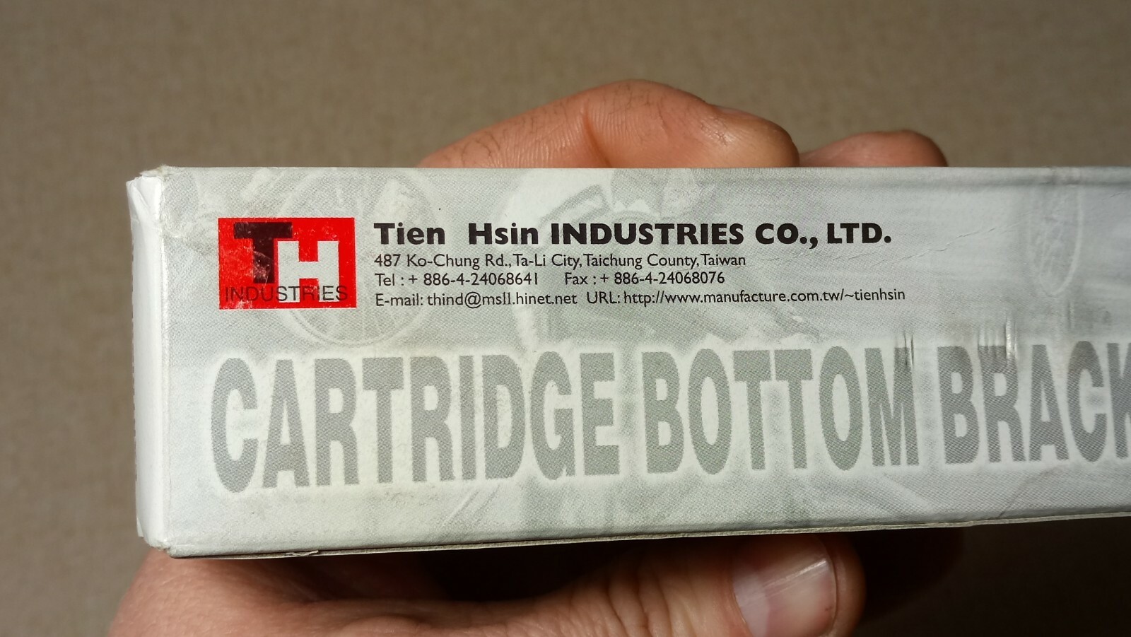 NOS Tien Hsin BB-7420AL 68mm X 116mm Bicycle Bottom Bracket 1.37×24 Square JIS