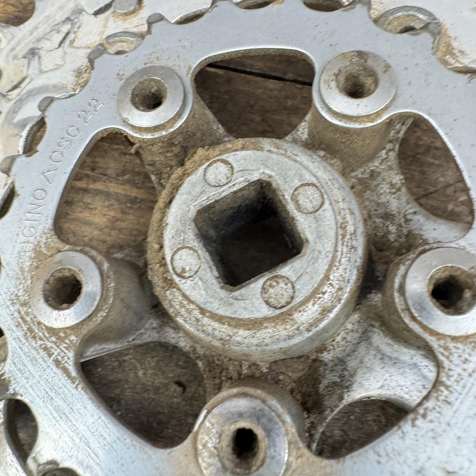 Vintage Sugino Triple Crankset 175mm Specialized Strongarm 42/32/22T 90s MTB