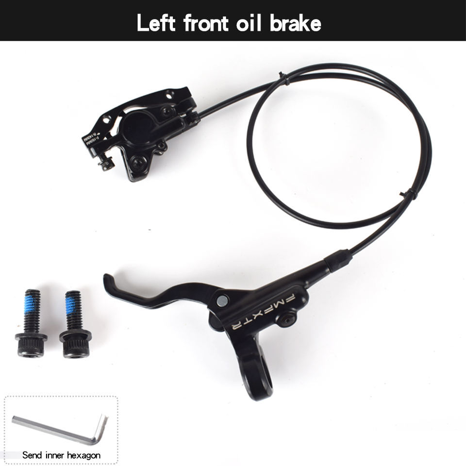 FMFX Hydraulic Disc Brake set (Front Rear 160mm) Rotors and adaptive hardware