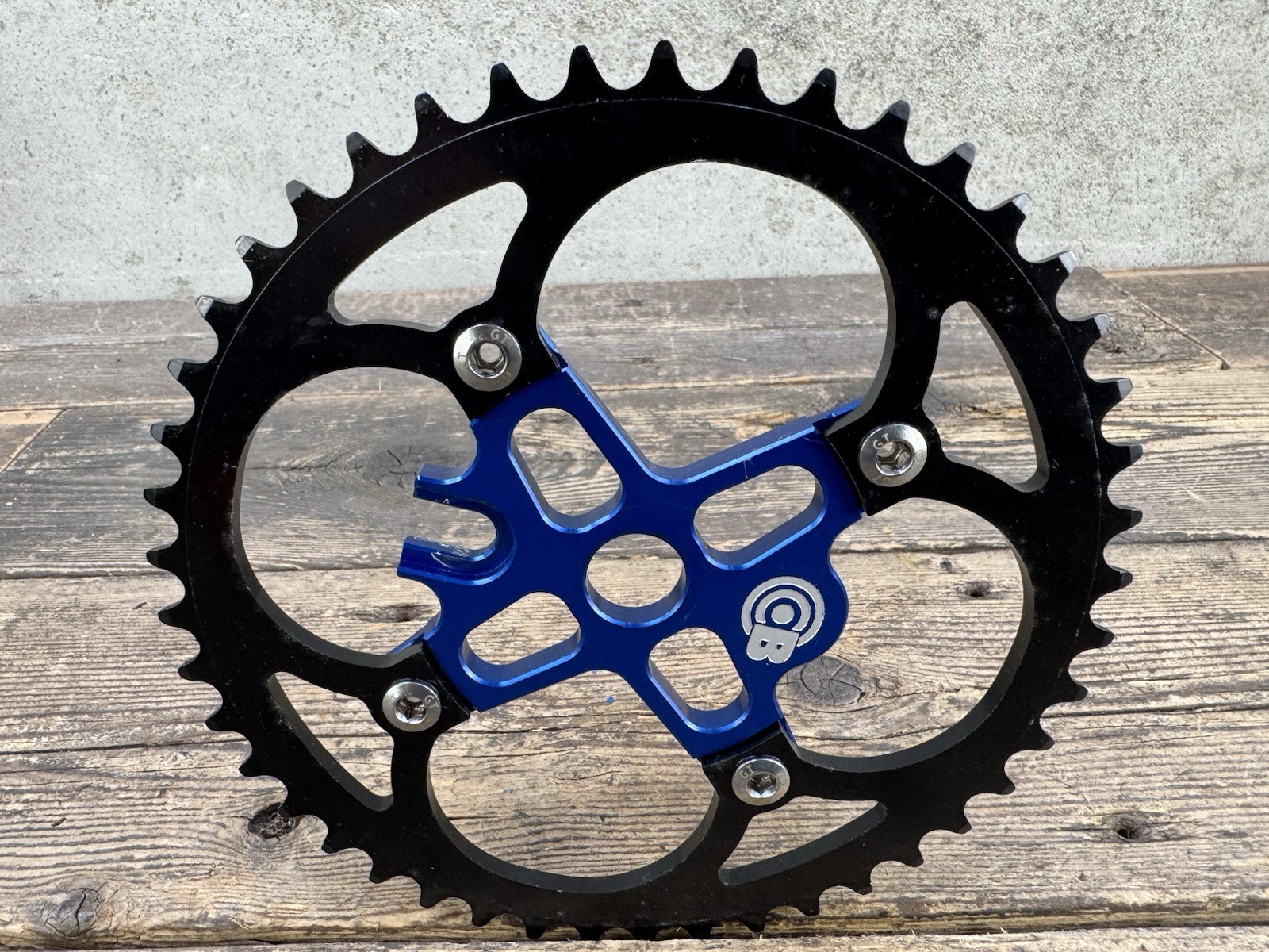 Bullseye Profile 45t Spider Chainring Bmx Blue Black