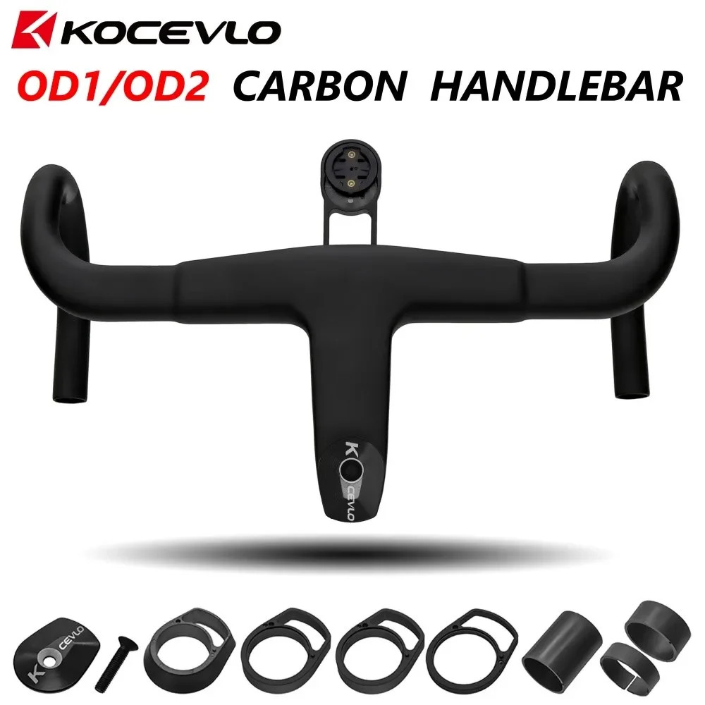 Full Carbon Road Bike Integrated Drop Bar 28.6mm 31.8mm Clamp 90-110mm Stem