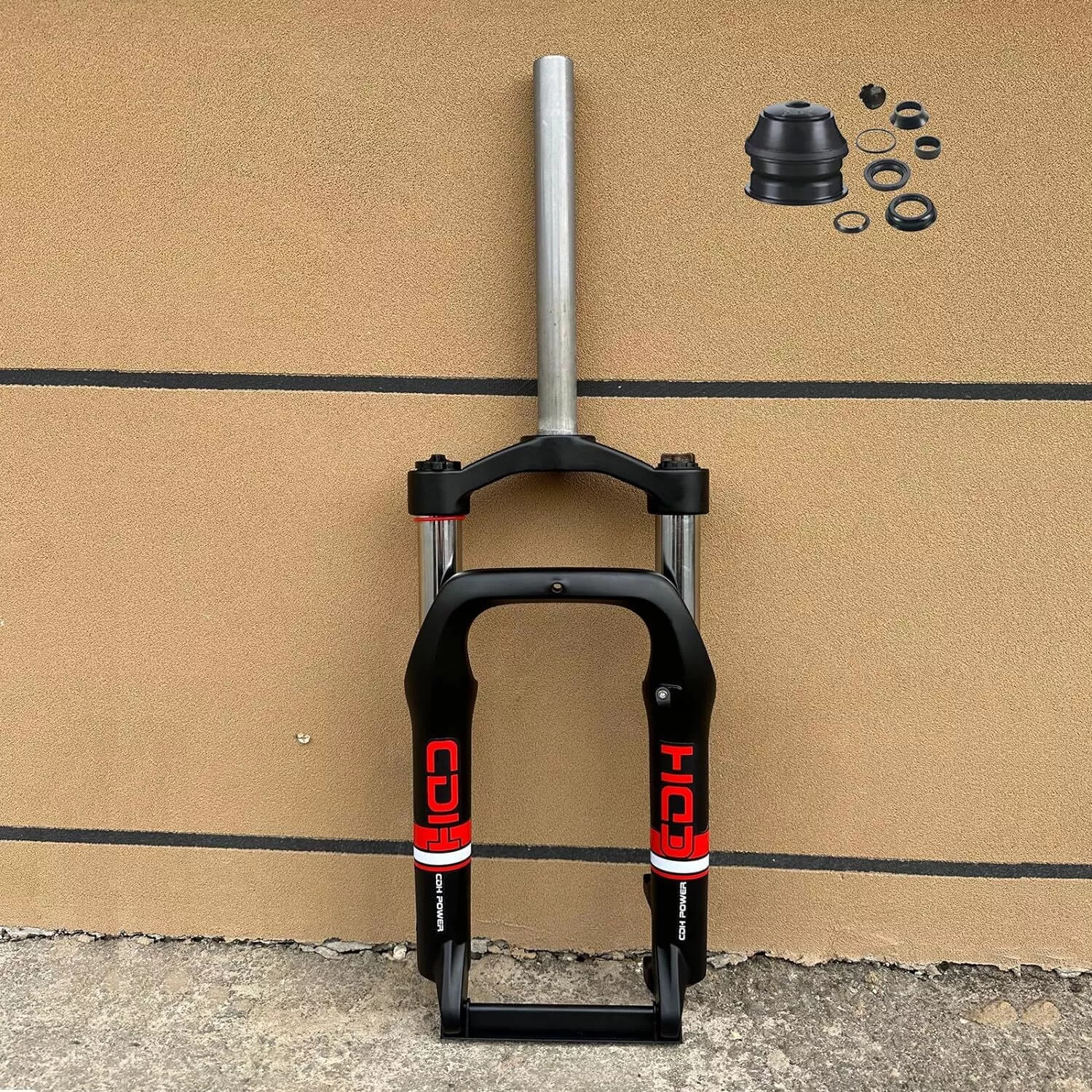 CDH 4.0″ Fat Tire Bike Fork 20″ / 26″ Suspension Bicycle Fork & Headset – E-Bike