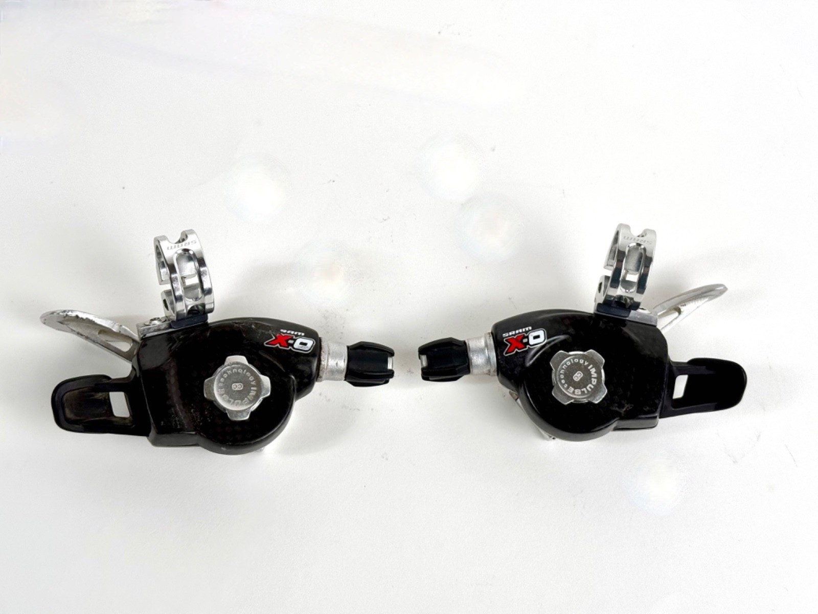Sram X0 3 x 9 Speed Mountain Bike Trigger Shifter Set Vintage MTB Bicycle X-0 XC