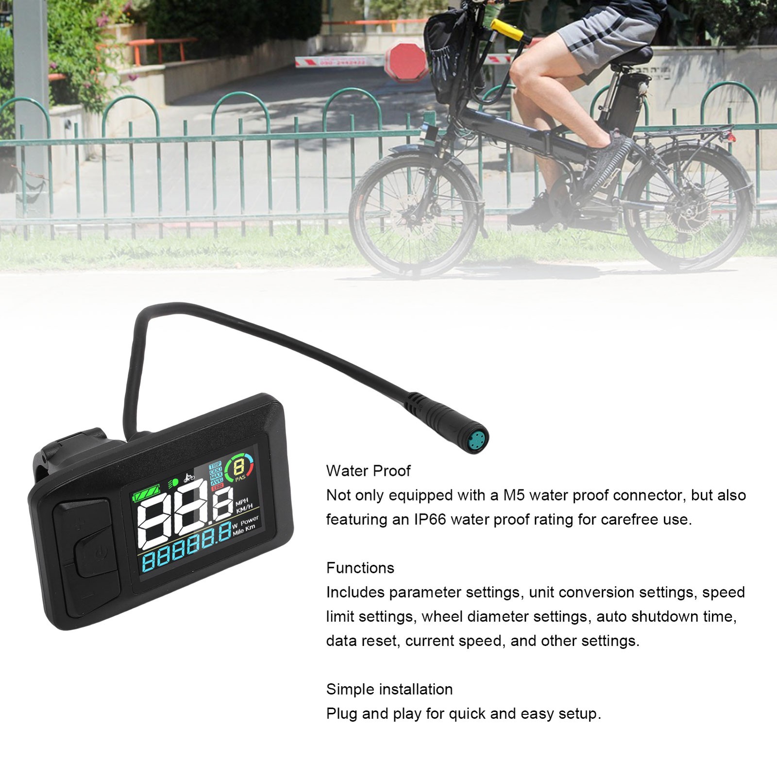 Display Meter Fit For BBS01 BBS02B G340 G320 M300 M400 M620 Mid Moto CDYA
