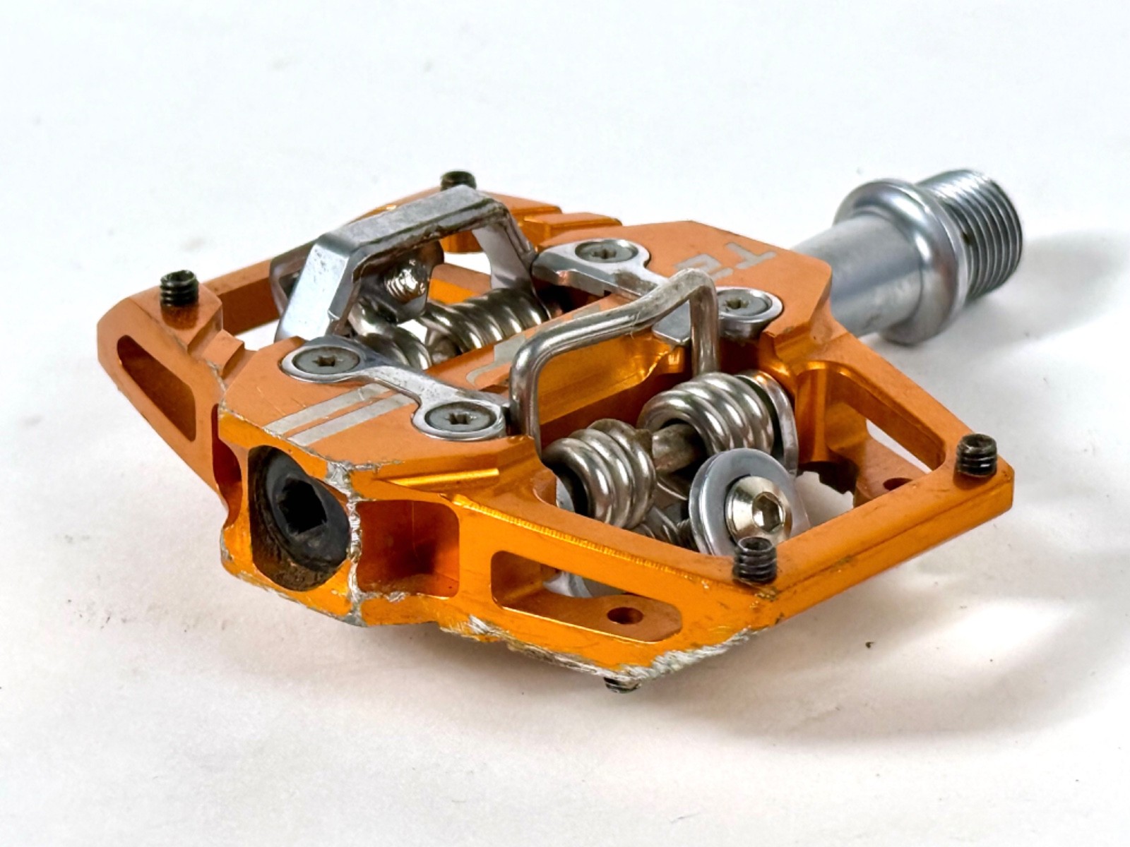 HT Components T2 Enduro Race Mountain Bike CrMo Clipless Pedals + new cleats MTB