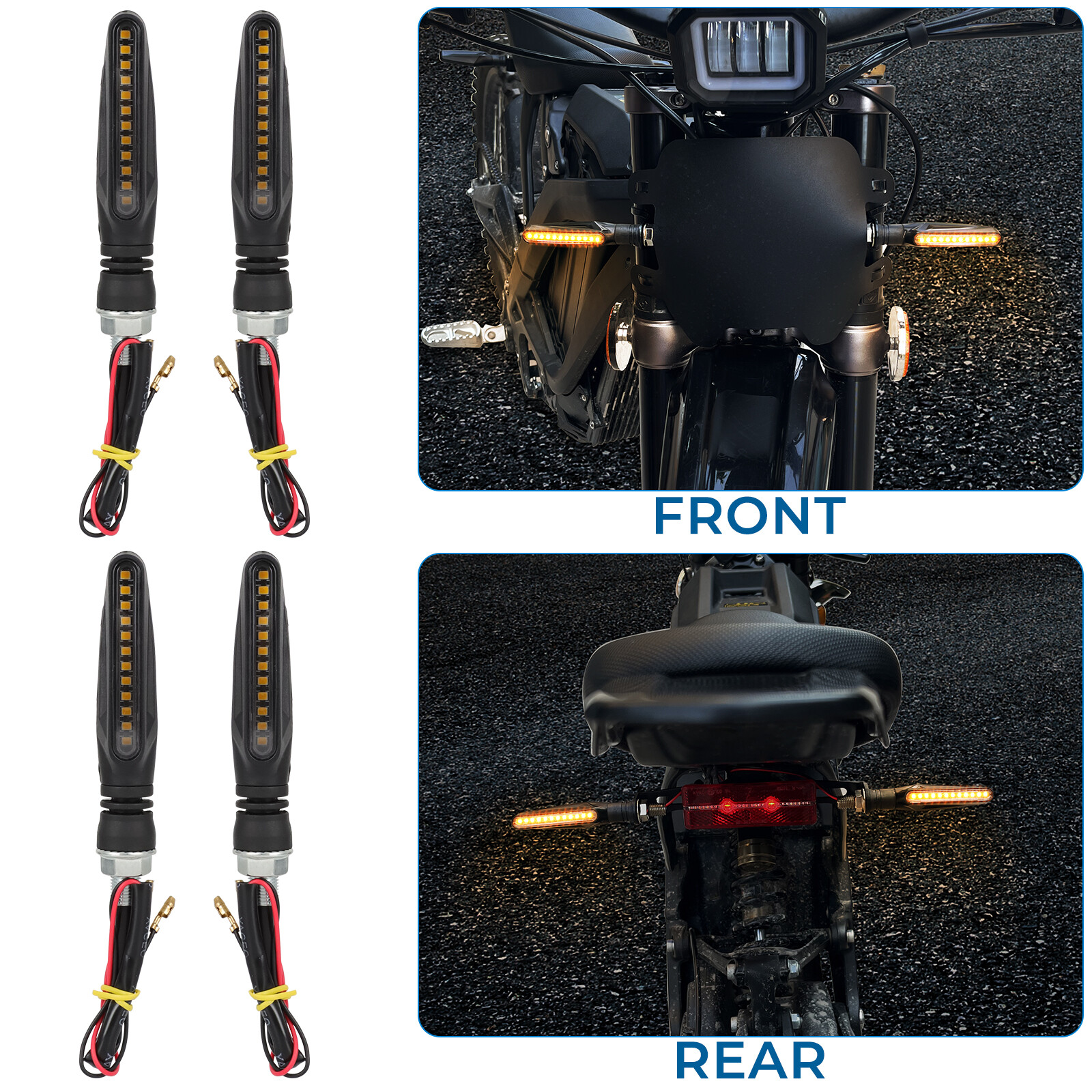 Street Legal Kit LED Turn Signal Indicator Light For Talaria Sting MX4 R E-Bike