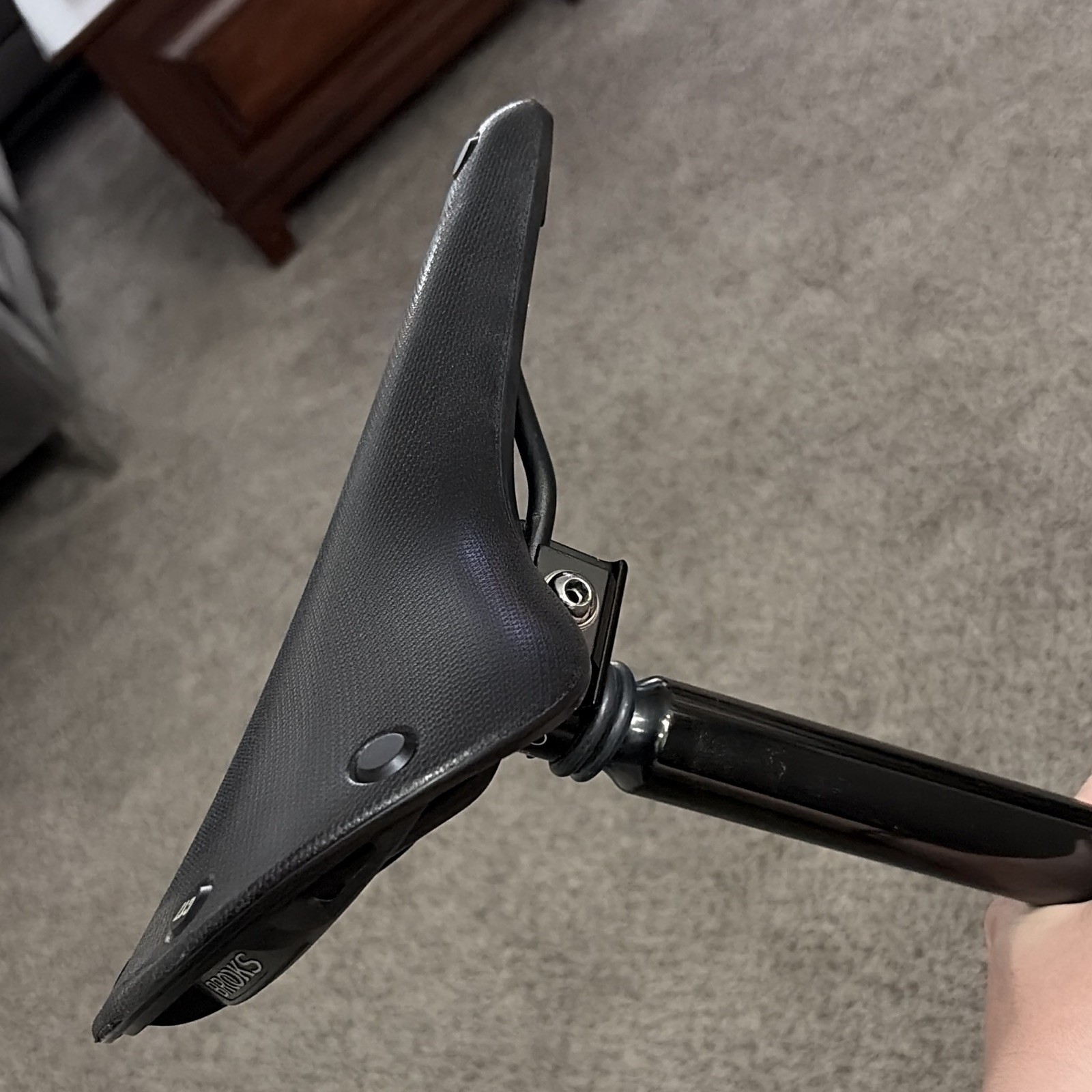 Brooks Cambium C17 Black Rubber Bicycle Saddle/Seat for Road & City Bikes