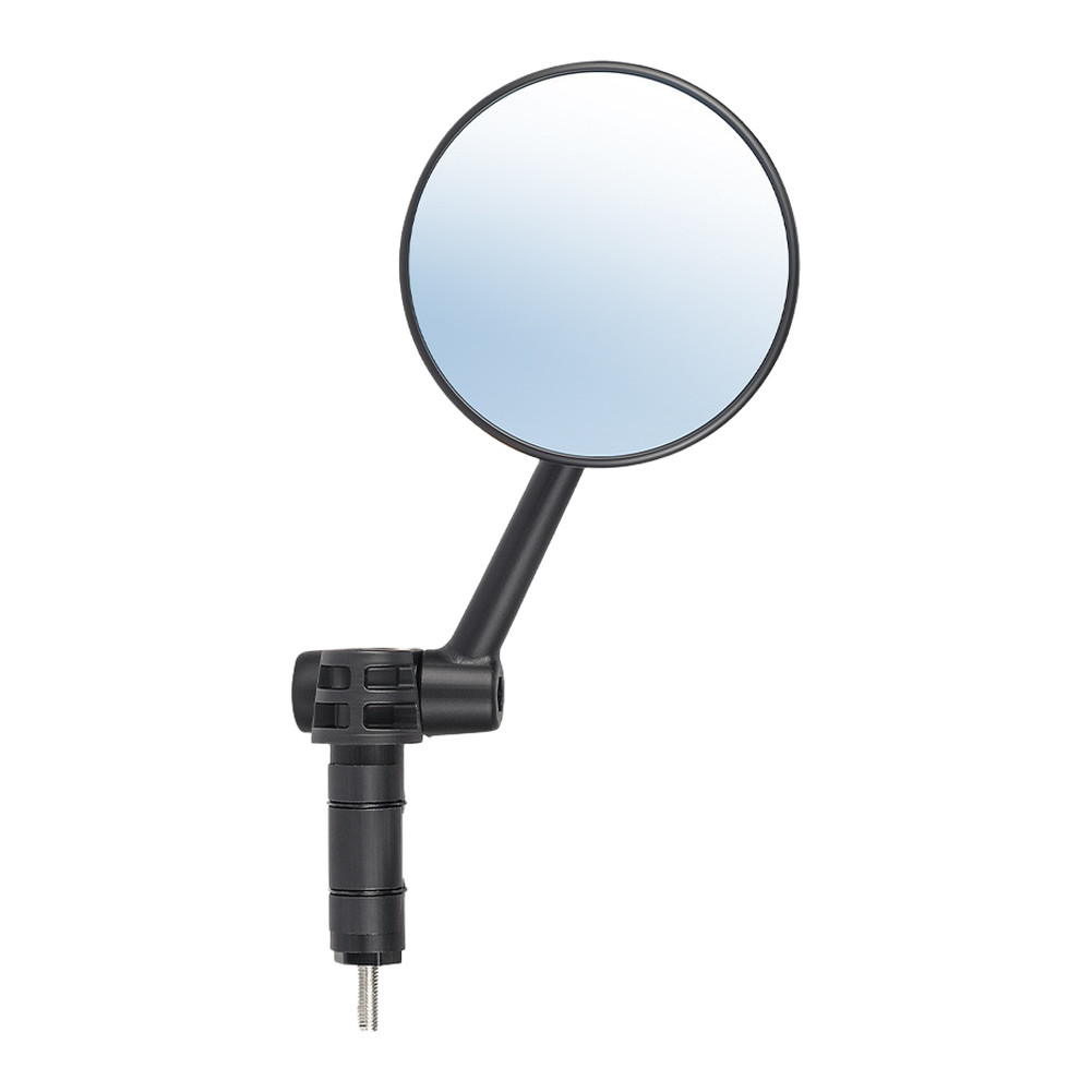 PA Material Left Bike Mirror 21x9x7 cm with 8 cm Convex Blue Light Lens