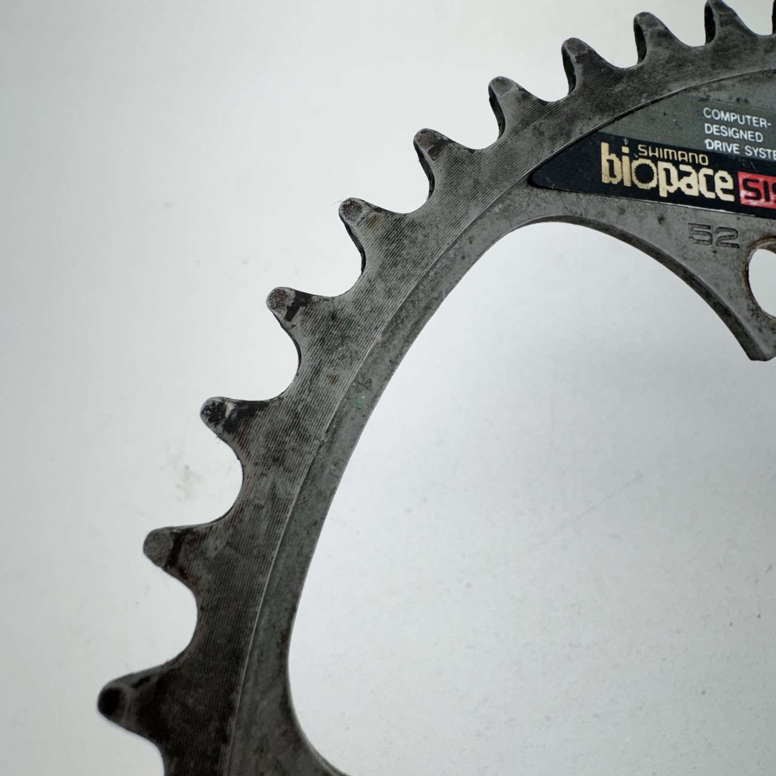 Vintage Shimano Biopace 52t Chainring 600 52 Tooth 130 BCD Silver Oval 80s A22