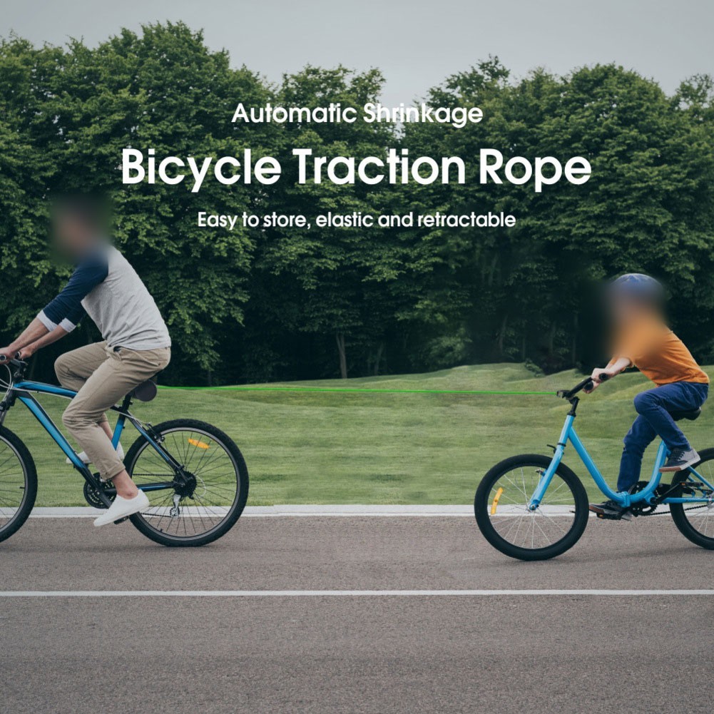 Bicycle Tow Rope Enhanced Bonding Experience Extended Riding Opportunities