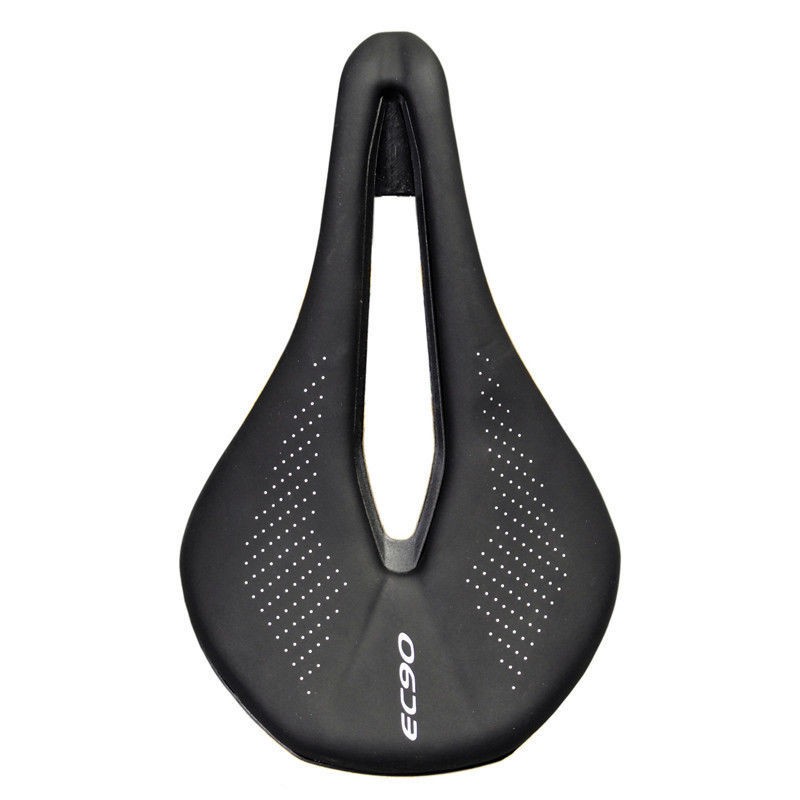 For EC90 MTB Road Bike Gel Leather Saddle Seat Carbon Fiber Seatpost Clamp