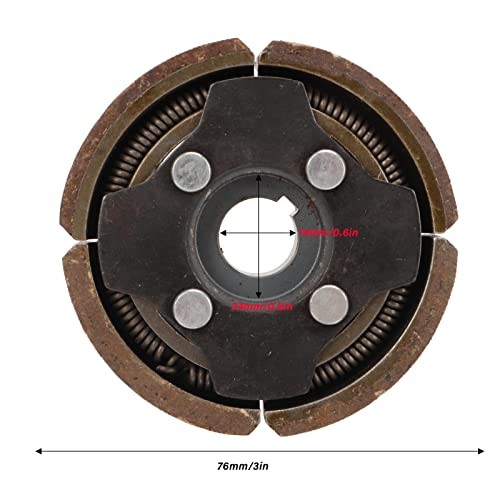 Clutch Flyweight 76mm Clutch Flyweight with Slot Metal Alloy for 4 Stroke