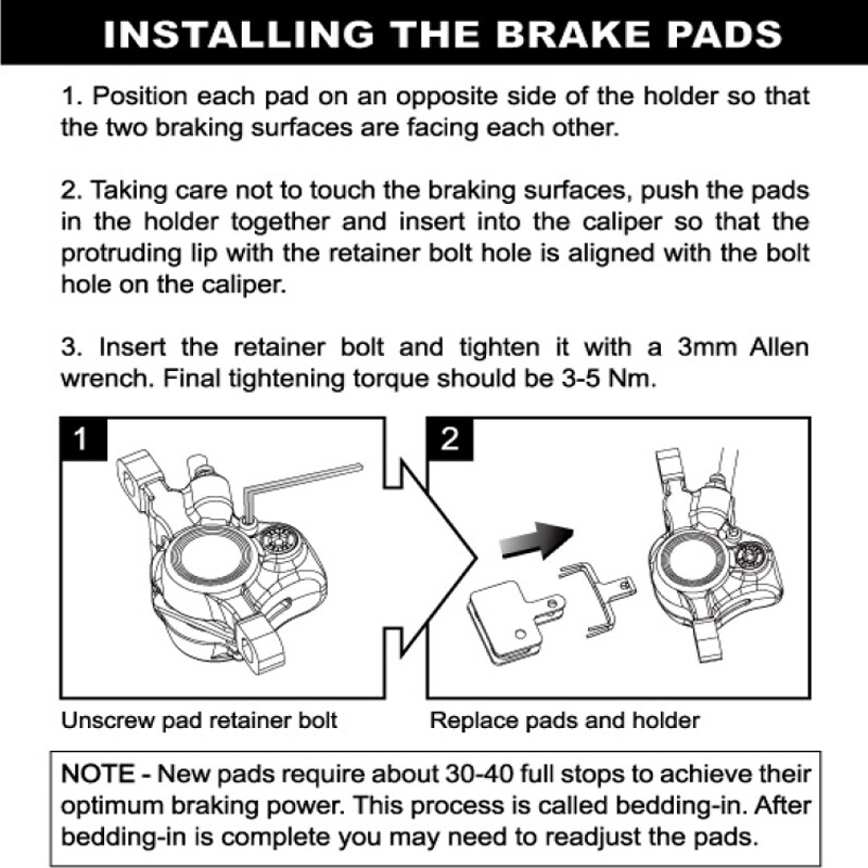 2Pairs Tektro E10.11 Metal High Performance Disc Brake Pads Auriga Draco Orion
