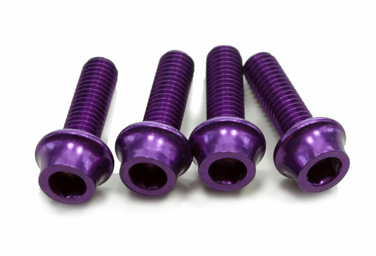 OMNI Racer WORLDS LIGHTEST Alloy Bottle Cage Bolts Set: 4-M5x15mm, 1.2g each!!