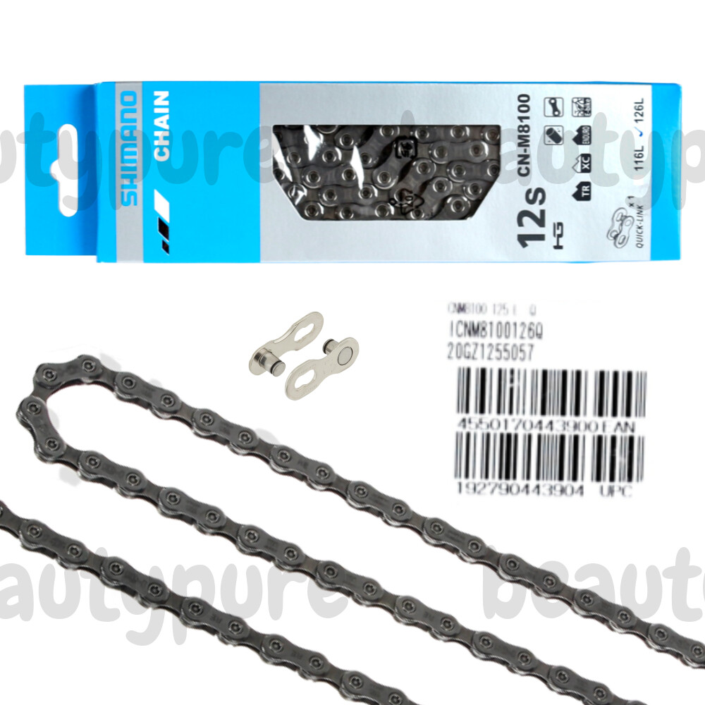 Shimano XT CN-M8100 w/ Quick-Link Chain 126 Link NIB ( 12-speed )