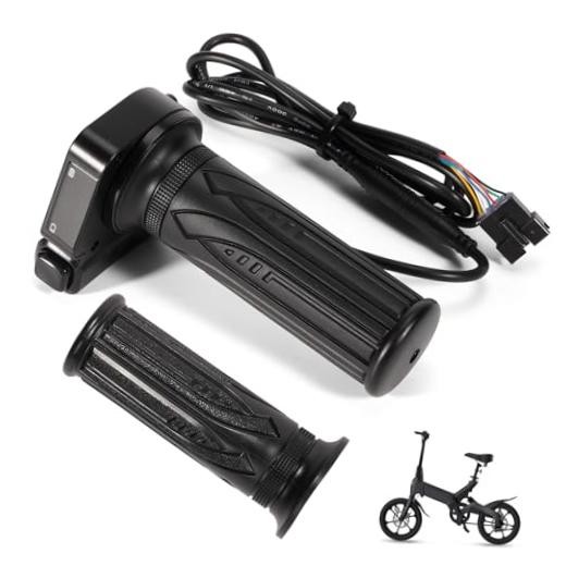 48V Throttle Display Accelerator Grip with Cruise Control Button Compatible
