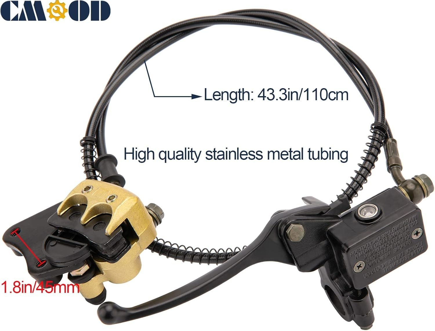 50-125cc ATV SSR Dirt/Pit Bike Front Disc Brake Master Cylinder Caliper Kit