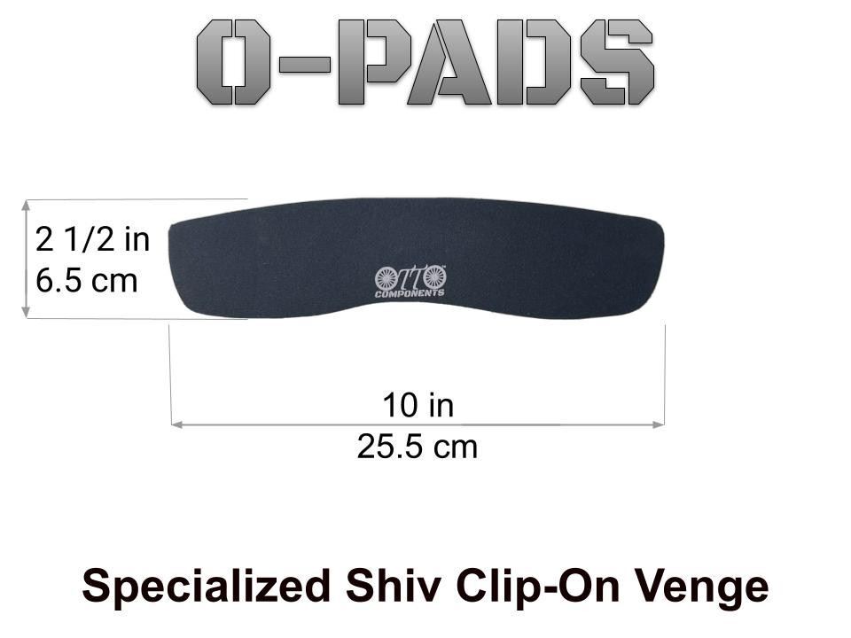 Specialized Shiv Venge Clip-On Armrest Pads & Official Velcro® Aerobars Tri TT