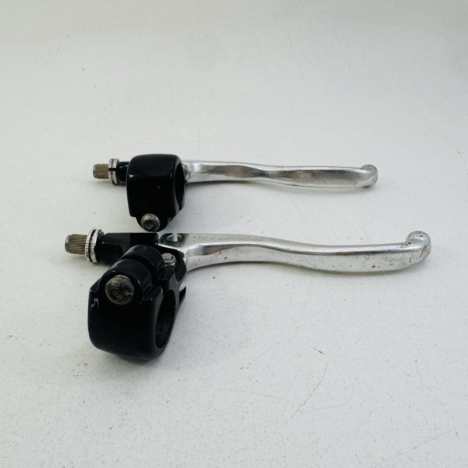 Vintage Chang Star Brake Levers Pair 22.2mm 4-Finger Black BMX Cruiser A40