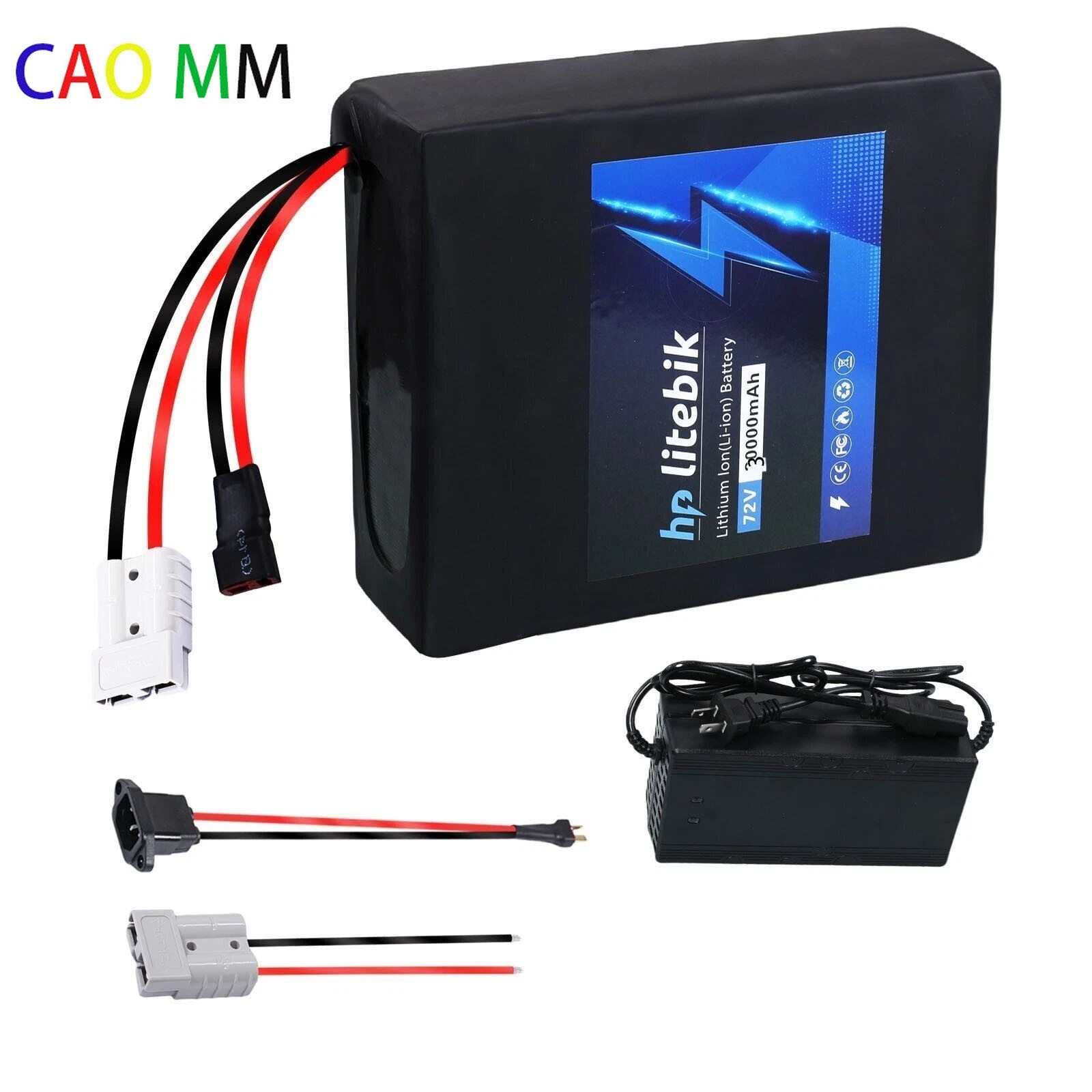72V 30Ah 200W~3600W ebike Battery Lithium Electric Bike Scooter Battery 50A BMS