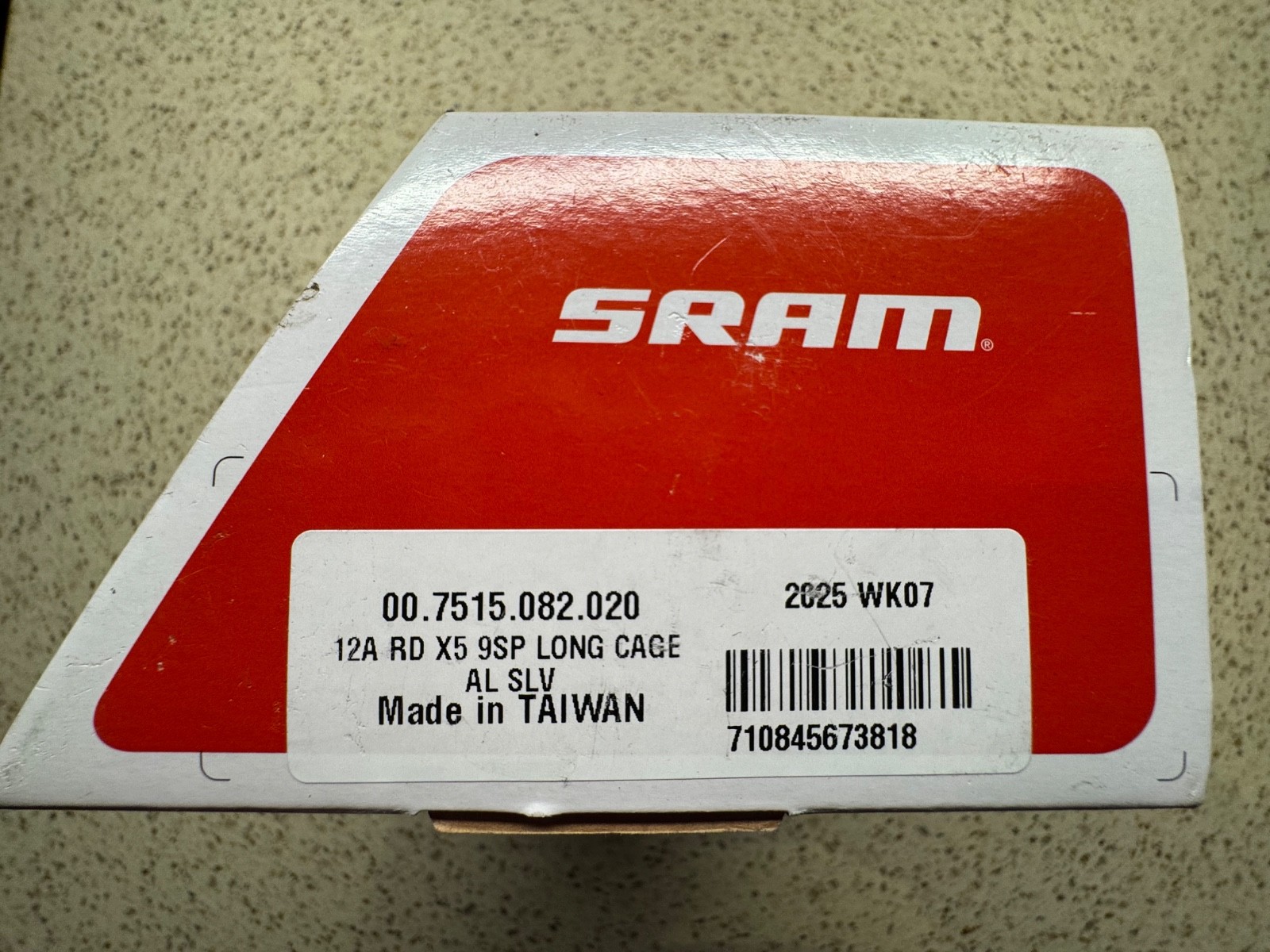 NEW SRAM X5 9sp Long Cage Rear Derailleur Silver