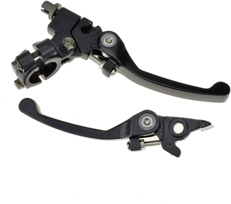 22mm Ambidextrous Clutch Brake Lever for TTR & SSR Pit Dirt Bikes – Black Chrome