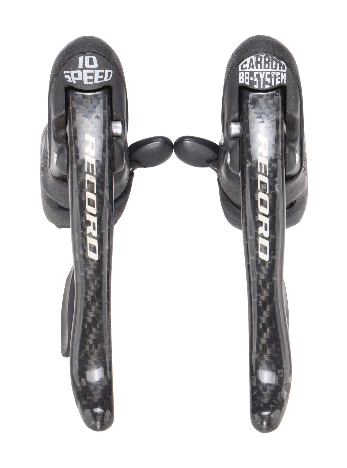 Campagnolo Record Carbon BB System 2 x 10 Speed Road Bike Shifter SET Ergopower