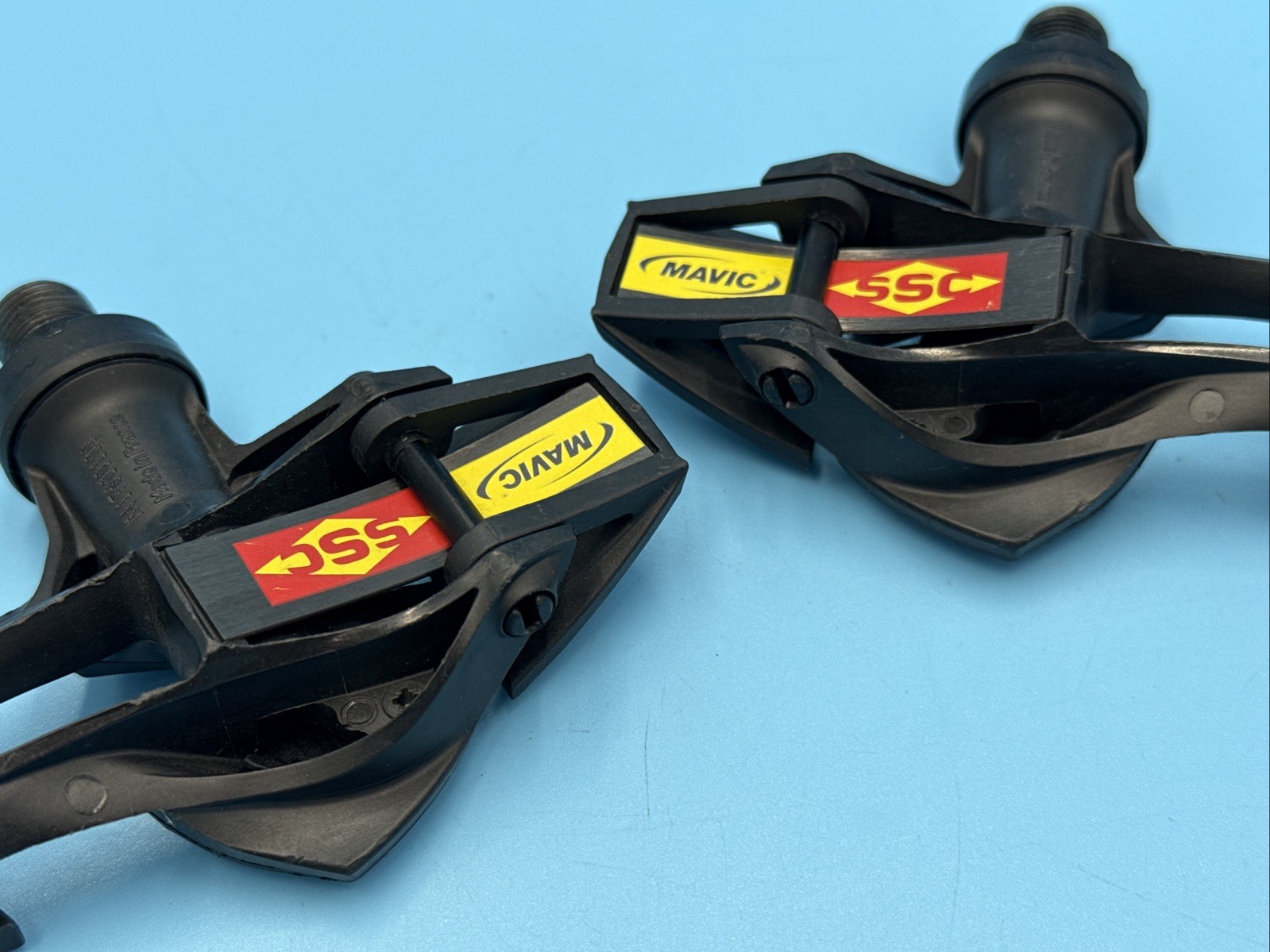 Time for MAVIC Zxellium SLR Carbon Clipless Road Bicycle Pedals EXCELLENT