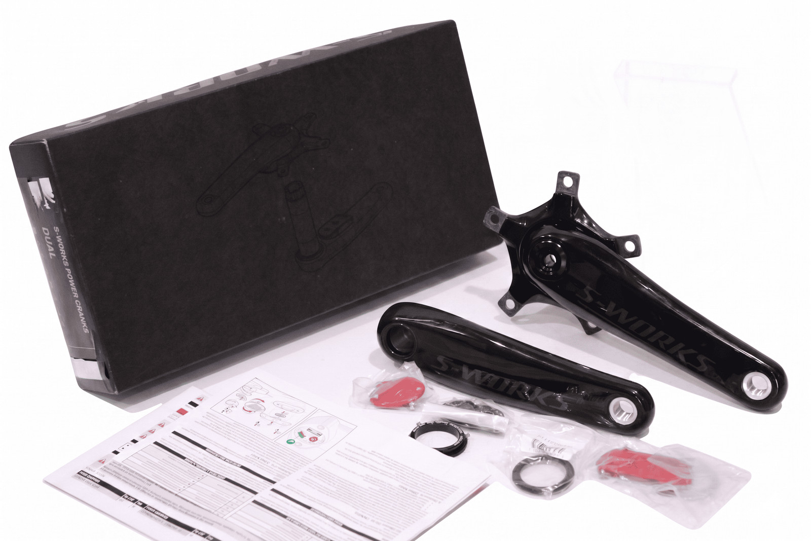 SPECIALIZED S-WORKS POWER CRANK DUAL 172.5mm Carbon Power Meter Crankset