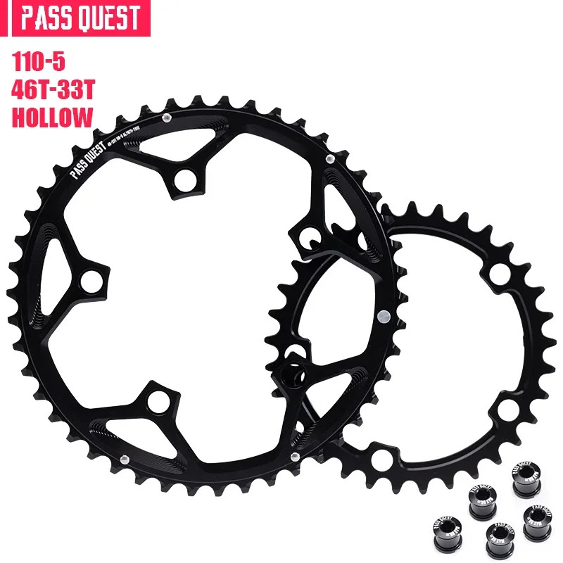 Road Bike 56-42T BCD 130mm Five Jaw Crank 54-40T 53-39T Double Chainrings