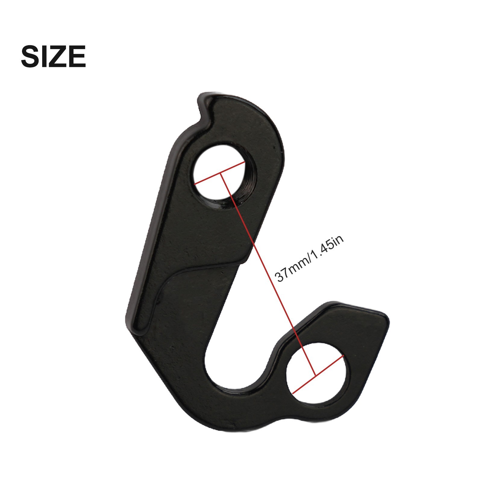 Jet black Aluminum Alloy Rear Derailleur Mech Hanger for Marin Bayview Parts