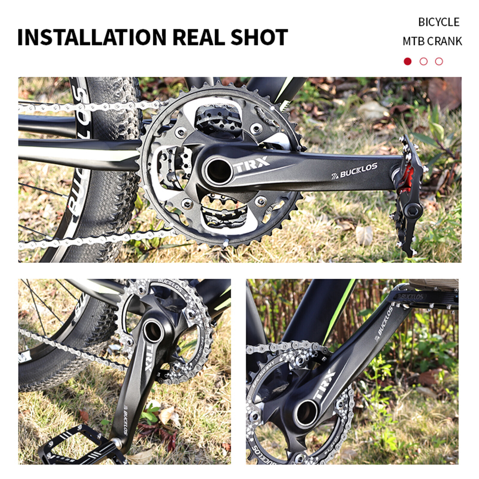 MTB 104BCD Bicycle Crankset 30T 32T 34T 36T 38T 40T 42T Mountain Bike Chainring