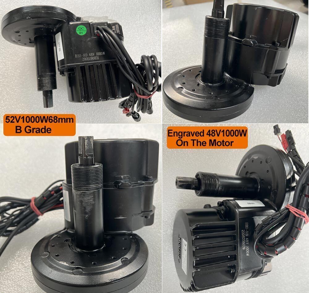 36V/48V/52V 250W-1000W Bafang Used Motor Ebike Motor Only No Accessories