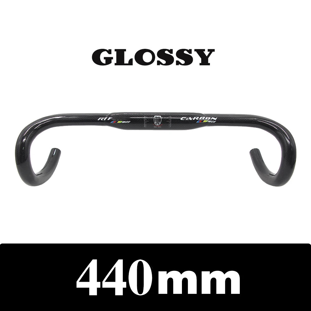 3K Full Carbon Fibre Road Bike Handlebar 31.8*380/400/420/440mm Bike Parts