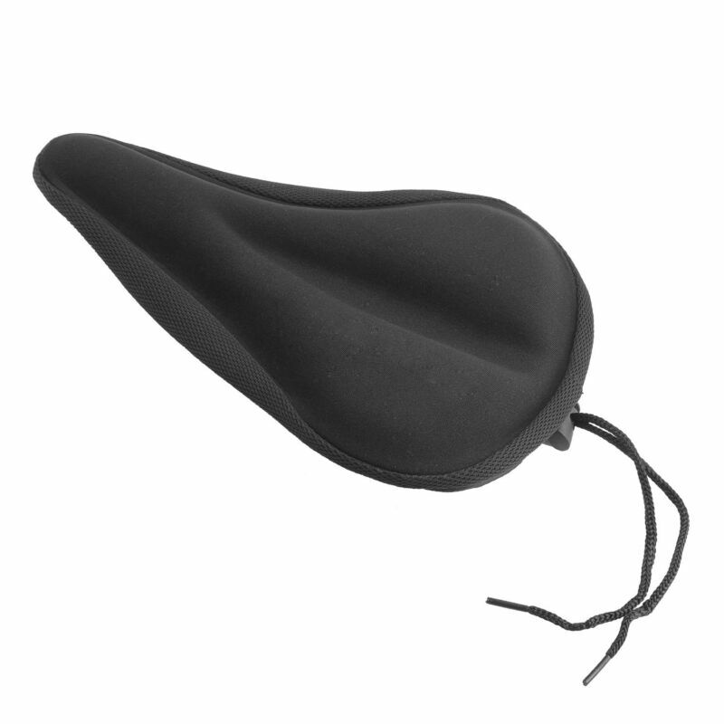 Bicycle Silicone 3D Gel Saddle Seat Cover Comfort Pad Padded Soft Cushion New