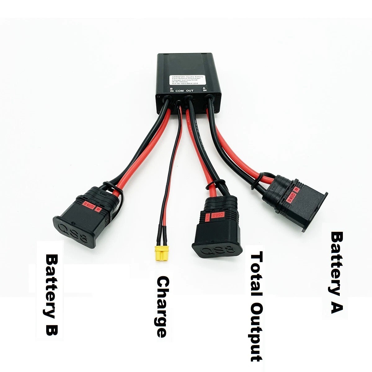 20-84V 40-100V DUAL BATTERY DISCHARGING MODULE ADAPTER 30A40A80A100A120A150A