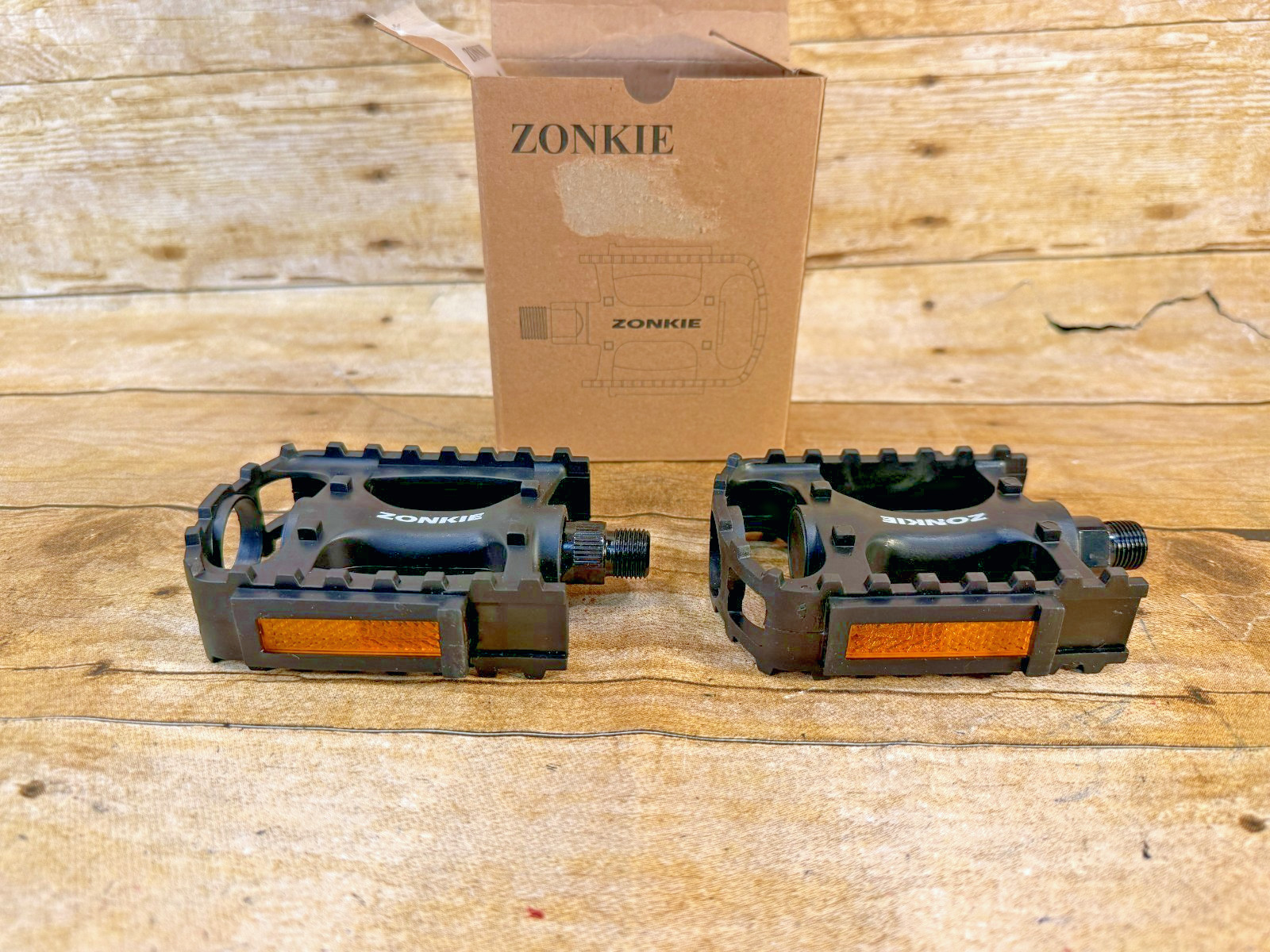 Zonkie Bicycle Bike Pedals Model ZK-FPD99B MTB ROAD Resin (QTY 1 PAIR) ⭐️NEW⭐️