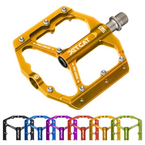 Mountain Bike Pedals Flat – MTB Pedals Flat, Bicycle Pedals, Road Bike gold