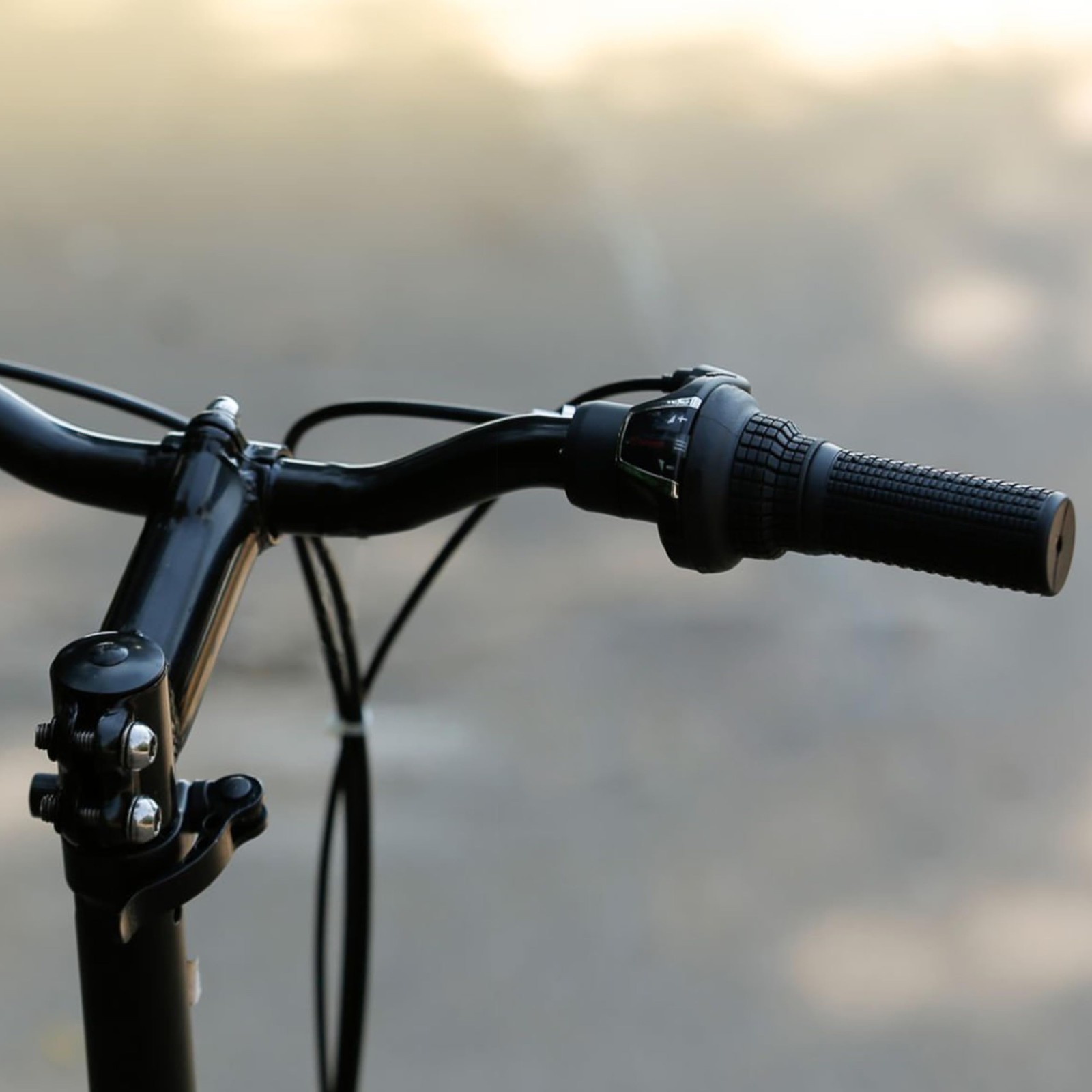 1 Pair MTB Bike Short Handlebar Grips 20x74mm/0.78×2.91inch, Standard, Black