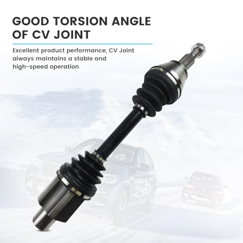 66-3740 Front CV Axle Shaft Compatible with 2012-2022 Dodge Front Left or Right