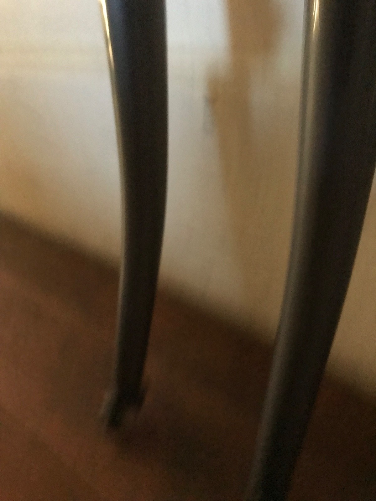 Threaded 1-1/8” quill MTB Fork rigid cromoly steel