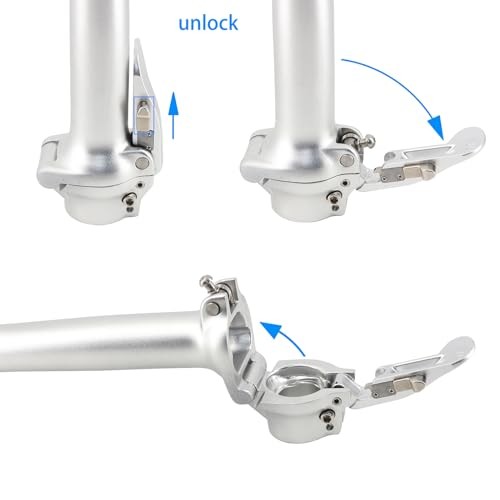 Folding Bike Stem Aluminium Retractable Stem for Folding Bicycle,Folding E-Bike