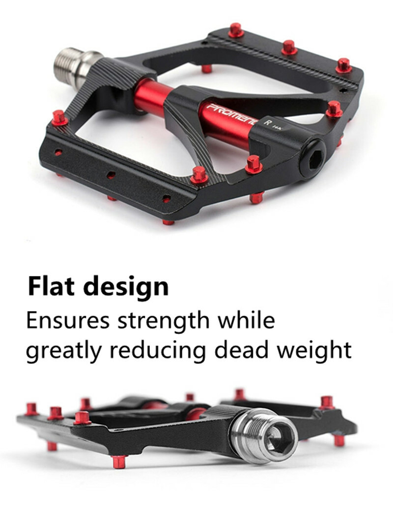 PROMEND MTB Road Bike Titanium Pedals Ultralight 9/16inch 3 Palin Bicycle Pedals