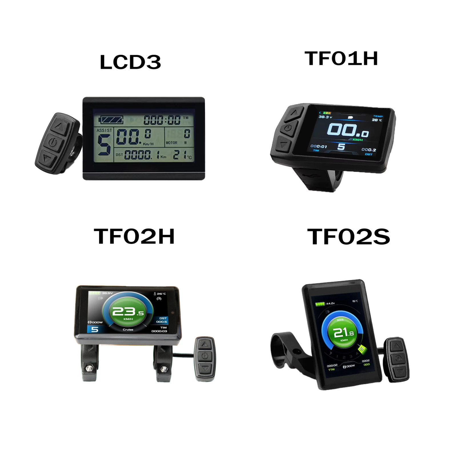 Ebike 36/48V 25A Controller sets for Bafang G062 48V 750W Hub Motor