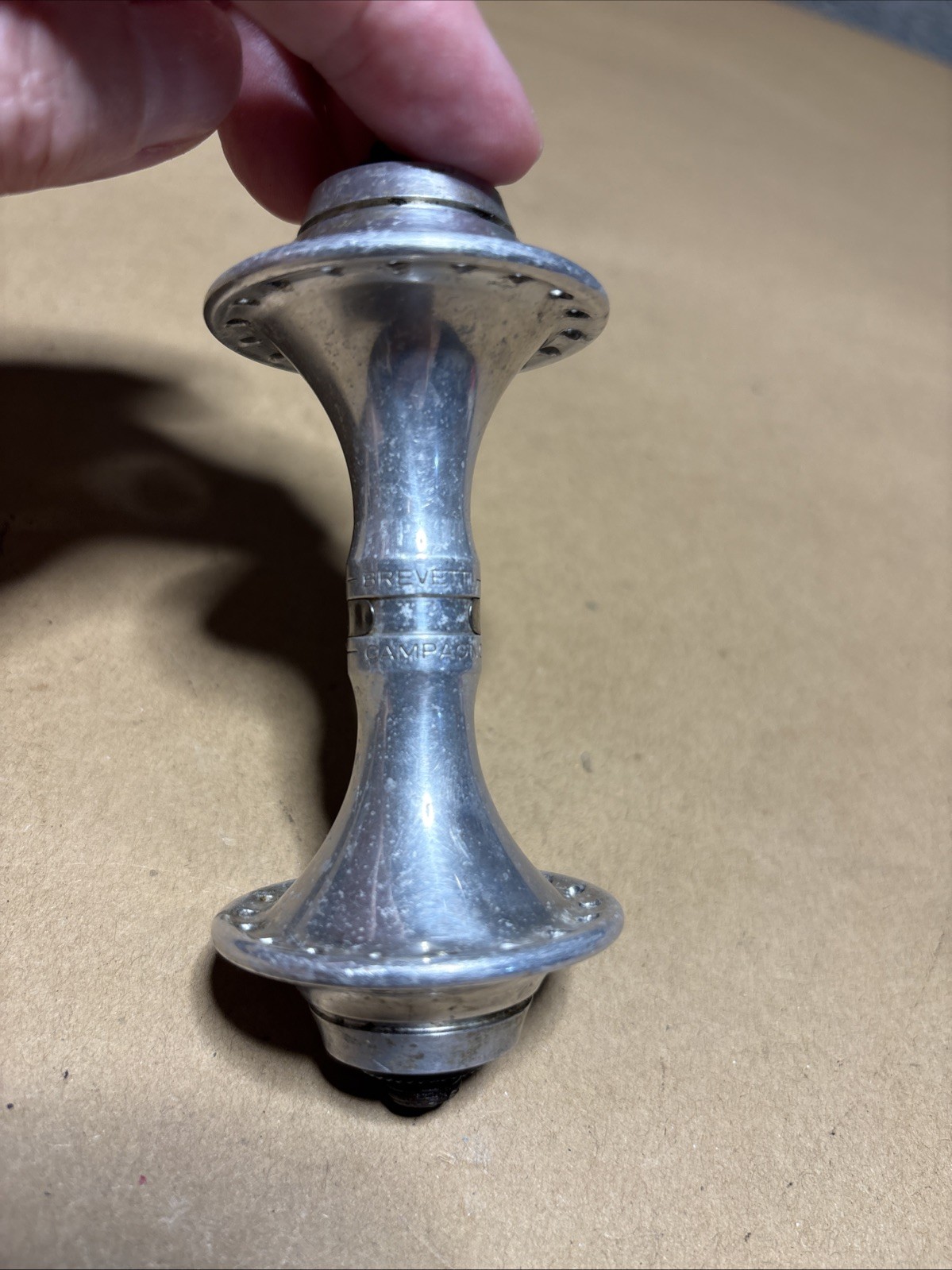 Campagnolo C-Record Era Low Flange Front Hub 36H 100mm Spacing Vintage Leroica